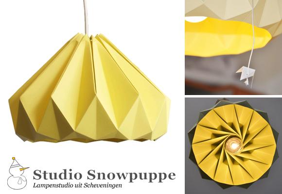STUDIO SNOWPUPPE // autumn yellow chesnut lamp