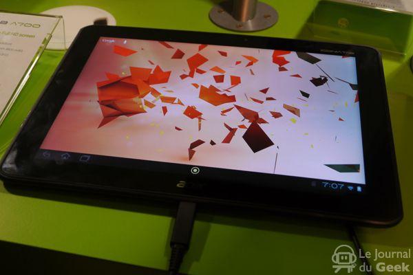 P1030814 Photos et vidéo de la tablette Acer Iconia Tab A700