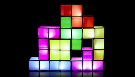 Tetris Lamp 570x324 Les lampes Super Mario et Tetris pour les gamers