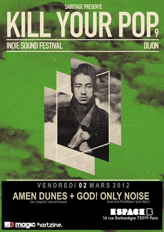 Amen Dunes (us) + God! Only Noise à l’Espace B le 2 mars