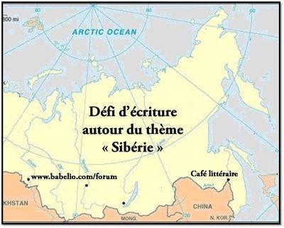 Où nous vous présentons les textes de notre défi d’écriture autour du thème de la Sibérie !