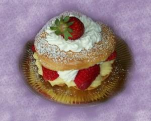 Choux aux fraises