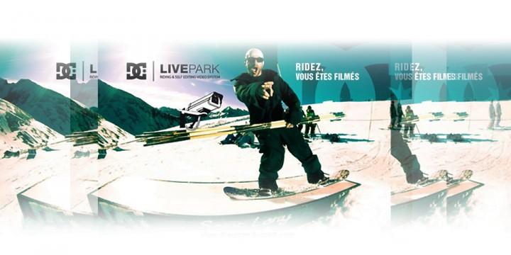 Un snowpark qui filme vos exploits de snowboarder!