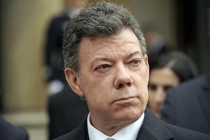 Le Président Santos n'est plus aussi populaire