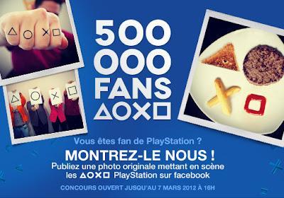 Concours Playstation France sur Facebook Concours Playstation France sur Facebook