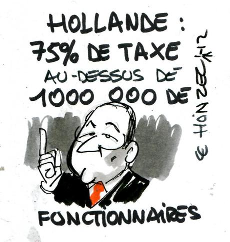 François Hollande et l’impôt à 75% sur les riches