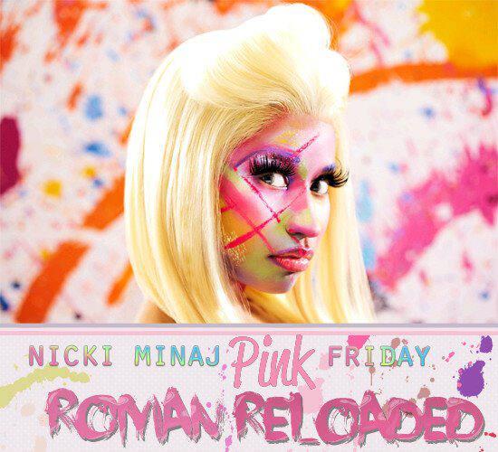 Nicki Minaj presente la couverture de  » Roman Reloaded ».