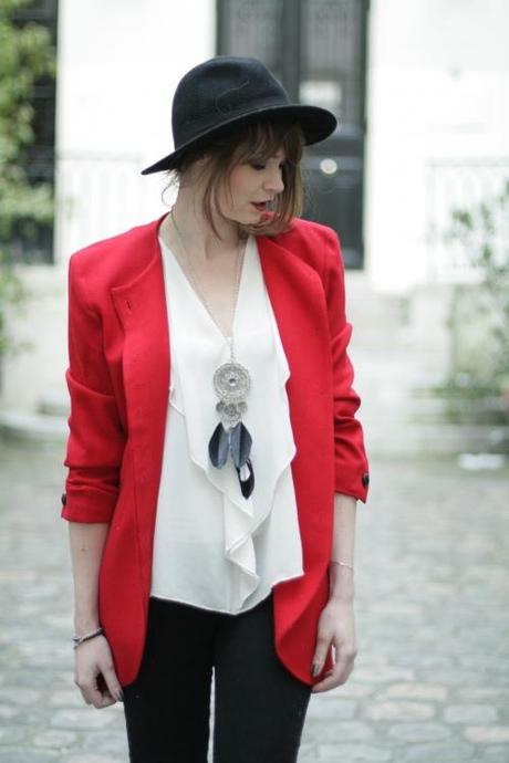 Lady in red