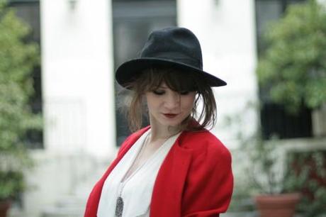 Lady in red