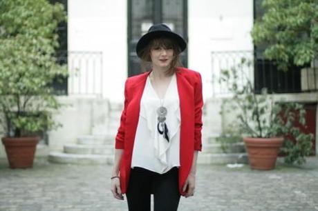 Lady in red
