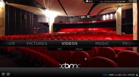 Installer XBMC 11 Eden RC1