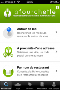 J’ai testé l’application LaFourchette sur iPhone & Android