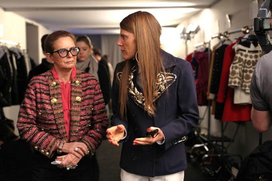 En backstage chez Moschino