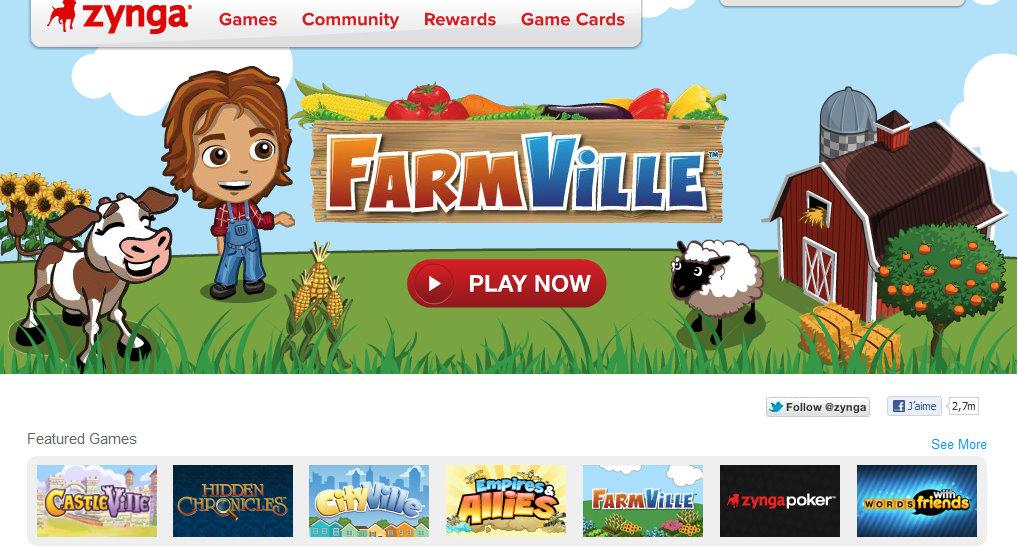Zynga Zynga lance son réseau communautaire