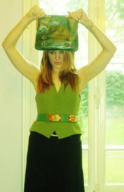 LOOK DU JOUR: DEGRADES DE VERTS...