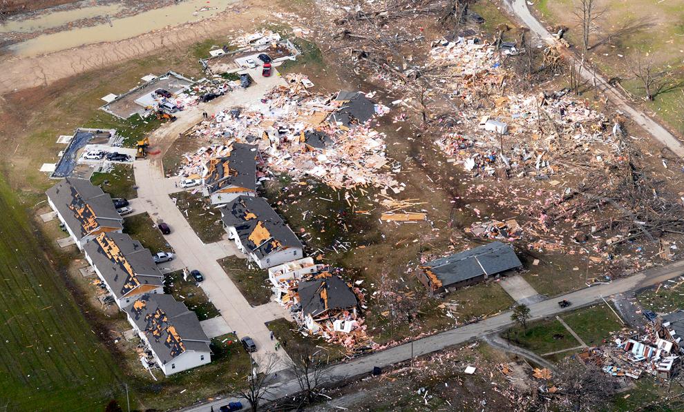 En images : Tornades dans le Midwest
