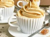 Cupcakes Caramel Latte Macchiato Café/ leur glaçage crème beurre meringue suisse Sirop La...