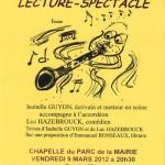 Lecture spectacle : un auteur, un comédien