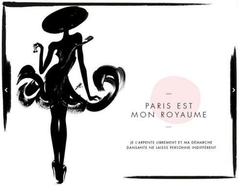 Petite robe noire perdue dans les rues de Paris…