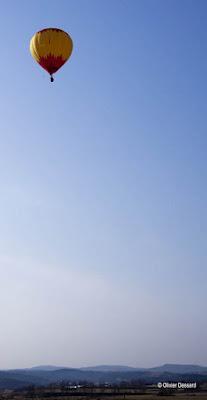 Comme une montgolfière dans le ciel d'Auvergne