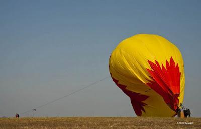 Comme une montgolfière dans le ciel d'Auvergne