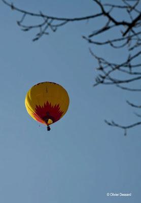 Comme une montgolfière dans le ciel d'Auvergne