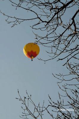 Comme une montgolfière dans le ciel d'Auvergne