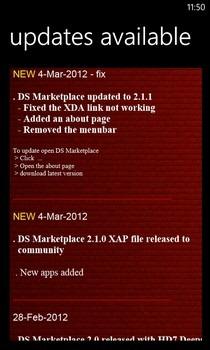 DS Marketplace Updates