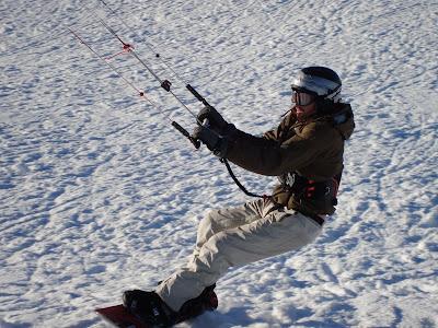 Le snowkite, un sport extrême