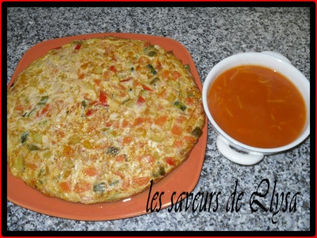 Omelette aux légumes façon Llysa