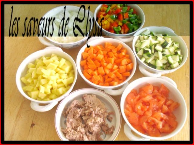 Omelette aux légumes façon Llysa