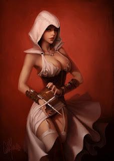 artwork assassin's creed très sexy