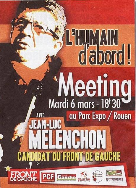 #Mélenchon à #Rouen ou l’effet 10%