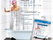 Insolite rideau douche social