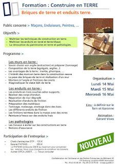 Formation Construire en Terre