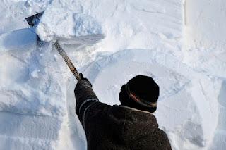 Sculpture 3D Baie-Comeau 2012, le jour...