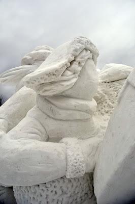 Sculpture 3D Baie-Comeau 2012, le jour...