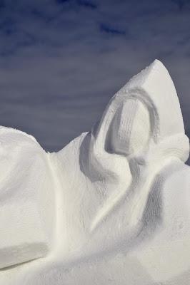 Sculpture 3D Baie-Comeau 2012, le jour...