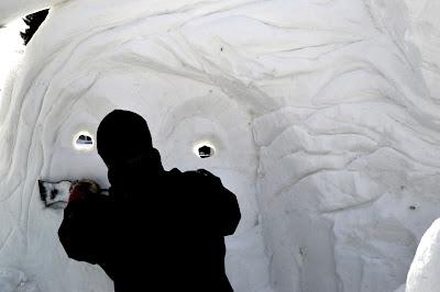 Sculpture 3D Baie-Comeau 2012, le jour...