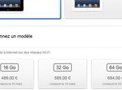 iPad nouvel Apple 409€ commande l'Apple Store, 359€ "refurb"