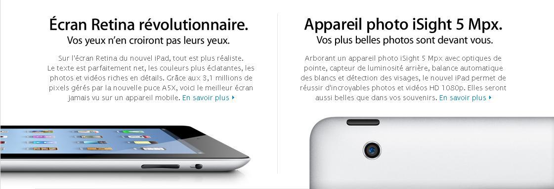 [PRESENTATION] Toutes les fonctionnalités de l’iPad 3!