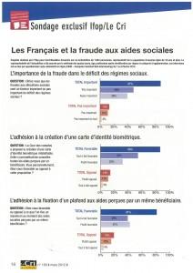 sondage fraudes