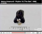 Marina Abramovic Rhythm 10