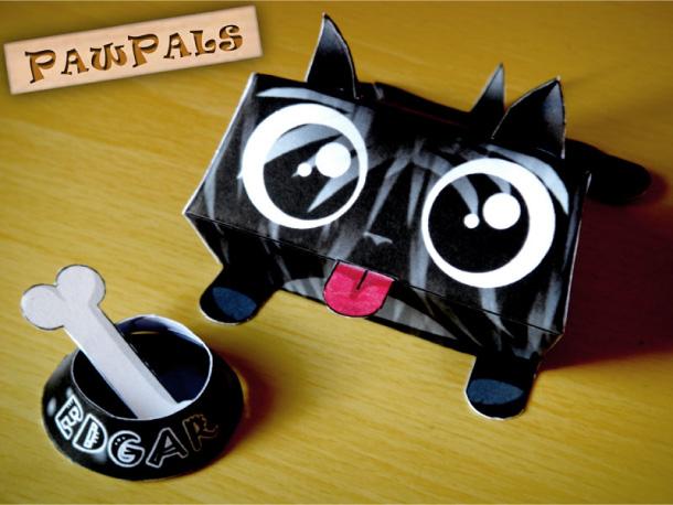 Papertoys ‘PawPals’ de Zakane (x 4)