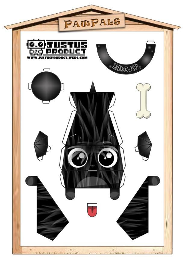 Papertoys ‘PawPals’ de Zakane (x 4)