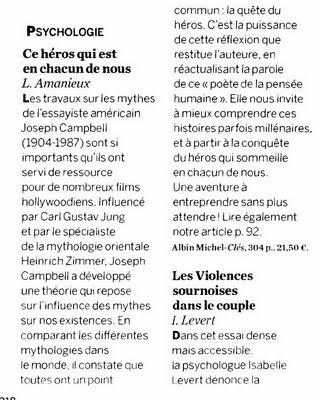 Ce héros qui se cache en vous dans Psychologies Magazine