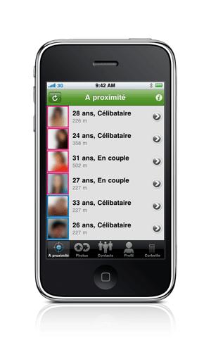 Nearface, la première application de rencontre anonyme