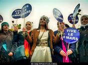 Manifestation journée mondiale pour droits femmes, Paris.