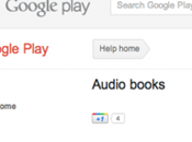 Audiobooks, Magazines Journaux, deux sections venir Google Play