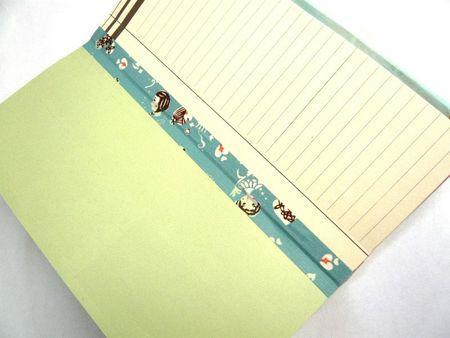 Carnet vintage prédécoupé carnet scrappé petits mots détachables reliure masking tape